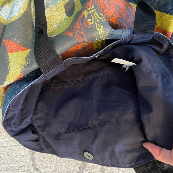 Disney Mickey Mouse Union Jack Large Tote Bag - Picture 8 of 10